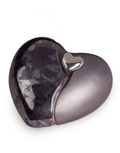 Urne en céramique 'Coeur' avec coeur magnétique